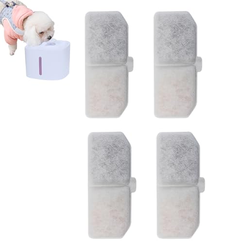 Wasserbrunnenfilter Katzen, Ersatz Haustierbrunnenfilter - Aktivkohle-Brunnenfilter-Ersatz Hunde - Einfach Anzuwendende Wasserbrunnenfilter, Katzenbrunnenzubehör Zuhause, Käfig von Generisch