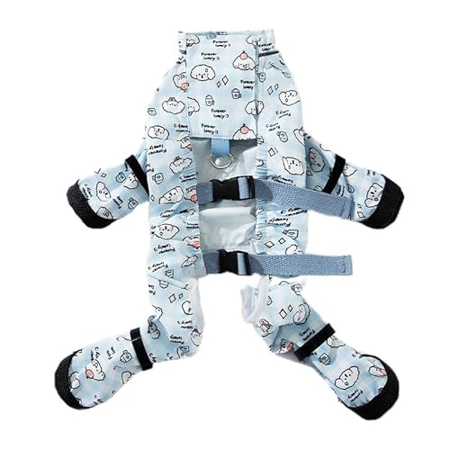 Wasserdichte Hundehose mit verstellbarem Bauchschutz – schmutz-/staubdichte Beinabdeckungen für kleine/mittelgroße Hunde und Katzen, atmungsaktives Gewebe, Outdoor-Allwetter-Haustier-Schutzausrüstung Wasserdichte Hundehose mit verstellbarem Bauchschutz – schmutz-/staubdichte Beinabdeckungen für kleine/mittelgroße Hunde und Katzen, atmungsaktives Gewebe, Outdoor-Allwetter-Haustier-Schutzausrüstung von Generisch