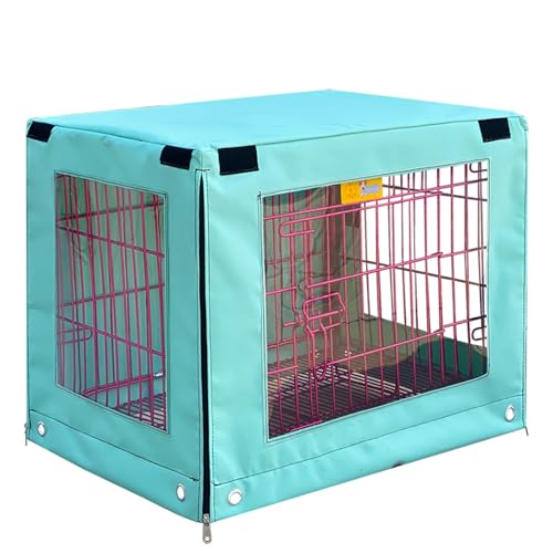 Wasserdichte Hundekäfigabdeckung, 600D Oxford-Gewebe, atmungsaktive 1-3-Türer Haustierzwinger-Abdeckung, universelle Passform für 48.3-121.9 cm Draht-Hundekisten, langlebiger Hundekäfigschutz Wasserdichte Hundekäfigabdeckung, 600D Oxford-Gewebe, atmungsaktive 1-3-Türer Haustierzwinger-Abdeckung, universelle Passform für 48.3-121.9 cm Draht-Hundekisten, langlebiger Hundekäfigschutz von Generisch