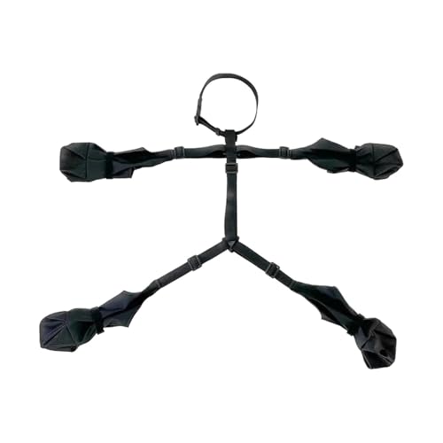 Wasserdichte Hundeschuhe mit rutschfester Gummisohle, Pfotenschutz, warm, hitzebeständig, verstellbar (Größe XL) von Generisch
