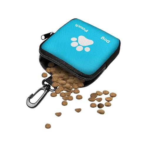 Wasserdichte Leckerli-Tasche für Hundetraining, verstellbare Hüfttasche und Welpenfuttertasche, tragbare Snack-Aufbewahrung für Gehorsamkeitstraining und Spaziergänge (blau) von Generisch