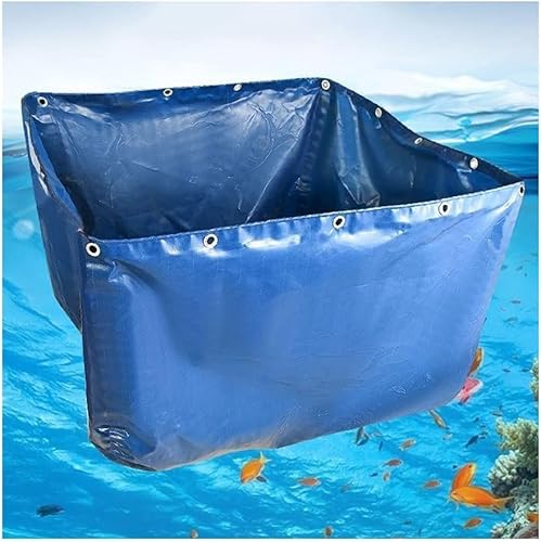 Wasserdichter Fischteich aus Segeltuch – verdickter, faltbarer Haltetank für Wasserspeicher, Fischzucht, Garnelenzucht, Hydrokulturpflanzen Wasserdichter Fischteich aus Segeltuch – verdickter, faltbarer Haltetank für Wasserspeicher, Fischzucht, Garnelenzucht, Hydrokulturpflanzen von Generisch