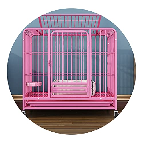 Wasserdichter Hundekäfig aus Metall Indoor - Geeignet für mittelgroße und große Hunde - Haustierhaus Kaninchenkäfig Katzenkäfig Wasserdichter Hundekäfig aus Metall Indoor - Geeignet für mittelgroße und große Hunde - Haustierhaus Kaninchenkäfig Katzenkäfig von Generisch