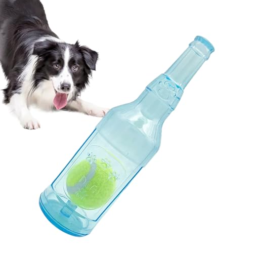 Wasserflasche Hundespielzeug - Quietschendes Welpenkauzubehör | Interaktives Apportierspielzeug für Hunde - Für Draußen Garten Rasen Terrasse Park Wohnzimmer Kuschelzeit Bettruhe Beißschmerzlinderung Wasserflasche Hundespielzeug - Quietschendes Welpenkauzubehör | Interaktives Apportierspielzeug für Hunde - Für Draußen Garten Rasen Terrasse Park Wohnzimmer Kuschelzeit Bettruhe Beißschmerzlinderung von Generisch