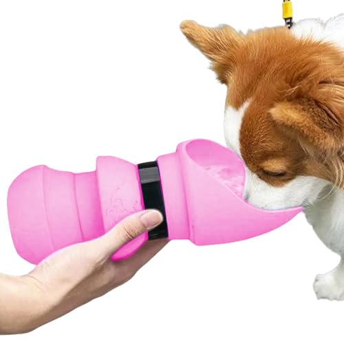 Wasserflasche für Hunde - Hund Trinkflasche | Reise Haustier Futterspender mit Lanyard | Faltbarer Hundefutterbehälter | Tragbare Hundeflasche Hund Wasserspender für Katzen Hunde Spazierengehen, Wasserflasche für Hunde - Hund Trinkflasche | Reise Haustier Futterspender mit Lanyard | Faltbarer Hundefutterbehälter | Tragbare Hundeflasche Hund Wasserspender für Katzen Hunde Spazierengehen, von Generisch