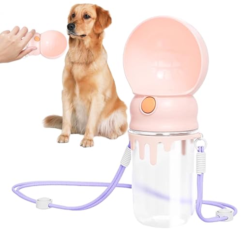 Wasserflaschenspender für Hunde, tragbarer Wasserspender für Hunde, auslaufsicher, 360 ml, für Spaziergänge, für Hunde, Katzenbrunnen für Katzen, Welpen, Haustiere Wasserflaschenspender für Hunde, tragbarer Wasserspender für Hunde, auslaufsicher, 360 ml, für Spaziergänge, für Hunde, Katzenbrunnen für Katzen, Welpen, Haustiere von Generisch