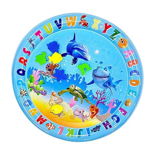 Wasserspielmatte Katze, Katze Aquarium Themen Pet Wassersensor-Spielmatte Mit Fisch Kühl Und Bequem Aufblasbare Wassermatte Für Katzen Verdickte Wasserspielmatte Feel Cool Komfort Für Haustier von Generisch