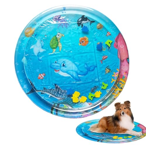 Wasserspielmatte für Katzen, Mehrzweck-Cartoon-Wasserspielmatte, interaktives Spielzeug, niedliche Spielmatte zum Spielen, Ausruhen, Entspannen Wasserspielmatte für Katzen, Mehrzweck-Cartoon-Wasserspielmatte, interaktives Spielzeug, niedliche Spielmatte zum Spielen, Ausruhen, Entspannen von Generisch