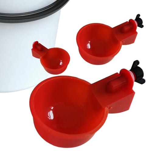 Water Feeder Automatic Chicken - Automatic Chicken Waterer Cups - Chicken Water Feeder Kit Geflügel WatererGeflügel Trinkschale für Küken Ente Truthahn oder Häschen Water Feeder Automatic Chicken - Automatic Chicken Waterer Cups - Chicken Water Feeder Kit Geflügel WatererGeflügel Trinkschale für Küken Ente Truthahn oder Häschen von Generisch