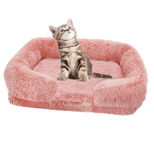 Weiches Haustierbett, flauschiges Hundebett, beruhigendes Katzennest, orthopädisches Haustiersofa, Couch, Haustierbett mit abnehmbarem, waschbarem Bezug, bequeme, flauschige, rutschfeste Unterseite Weiches Haustierbett, flauschiges Hundebett, beruhigendes Katzennest, orthopädisches Haustiersofa, Couch, Haustierbett mit abnehmbarem, waschbarem Bezug, bequeme, flauschige, rutschfeste Unterseite von Generisch