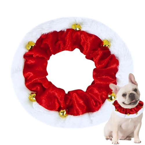 Weihnachtshalsband Für Hunde - Halsaccessoire Katzen - Lustiges Glocken Halsband Für Festtage Zuhause Und Unterwegs von Generisch