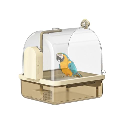 Wellenbader Für Papageien - Vogelbad Für Wellensittiche,Kaufsicherer Ständer Spielplatz Zwei Modi Automatisch Für Innen Außen Voliere Reisen Präsentation von Generisch