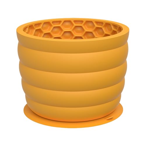 Welpen -Snack -Behälter - Flexible PET -Fütterungsplatte, vorbeugendes Konsumwerkzeug | Ofenfreundliche Griffbasis, große Portion Portion, ideale junge Hunde, Routine für Hausmahlzeiten, Heimreisen im Welpen -Snack -Behälter - Flexible PET -Fütterungsplatte, vorbeugendes Konsumwerkzeug | Ofenfreundliche Griffbasis, große Portion Portion, ideale junge Hunde, Routine für Hausmahlzeiten, Heimreisen im von Generisch