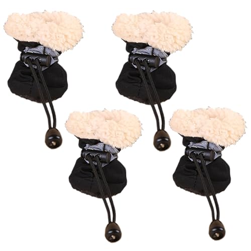 Welpenstiefel für kleine Hunde, Schutzschuhe für Hunde, kältebeständig. von Generisch