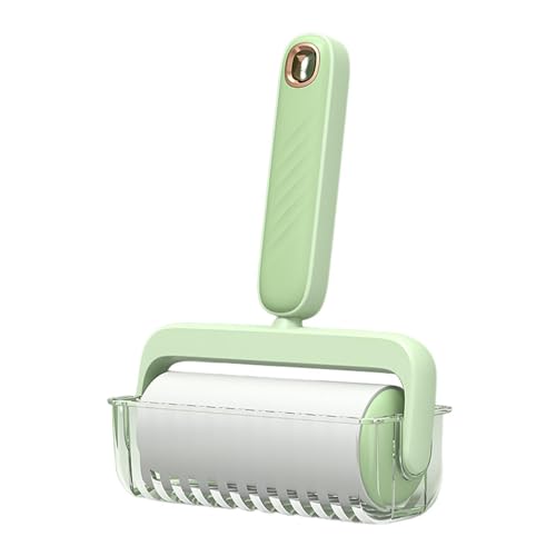 Wiederverwendbare Fusselrolle | Klebrige Fusselbürste | Tierhaarentferner, Wiederverwendbare Tierhaarrolle mit Abdeckungen, Tragbarer und Dicker Papier Fusselentferner, Fusselrolle, Haustierroller Wiederverwendbare Fusselrolle | Klebrige Fusselbürste | Tierhaarentferner, Wiederverwendbare Tierhaarrolle mit Abdeckungen, Tragbarer und Dicker Papier Fusselentferner, Fusselrolle, Haustierroller von Generisch