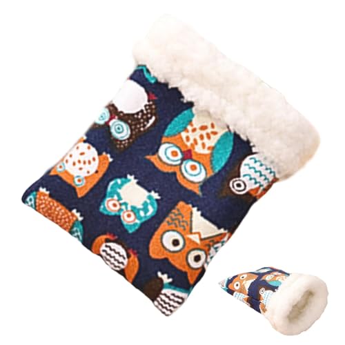 Winter-Hamster-Ruhesack, warmes Kleintier-Nest | Gemütliches Schlafsack-Kleintierbett für den Winter - Weicher Haustiernest-Wärmekissensack für kaltes Wetter für Eidechsen, Hamster und Eichhörnchen Winter-Hamster-Ruhesack, warmes Kleintier-Nest | Gemütliches Schlafsack-Kleintierbett für den Winter - Weicher Haustiernest-Wärmekissensack für kaltes Wetter für Eidechsen, Hamster und Eichhörnchen von Generisch