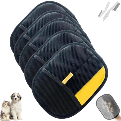 Yomi Tierhaarentferner-Handschuh, Petlova-Handschuh, Petlova-Handschuh, statische Entfernungshandschuhe, Tierhaare, Katzenpflege-Handschuh, wiederverwendbar, 5 Stück Yomi Tierhaarentferner-Handschuh, Petlova-Handschuh, Petlova-Handschuh, statische Entfernungshandschuhe, Tierhaare, Katzenpflege-Handschuh, wiederverwendbar, 5 Stück von Generisch