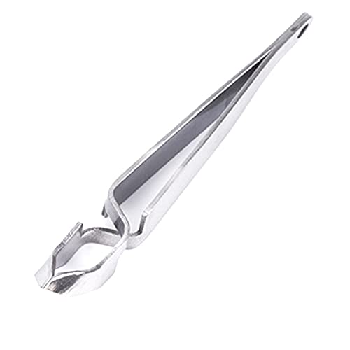 Zeckenentferner für Hunde, tragbares Reinigungswerkzeug für Haustiere, Edelstahl, Zeckenentfernungs-Set für , Reisen, Zuhause (ca. 9 cm) von Generisch
