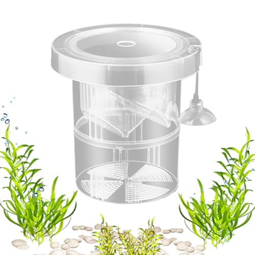 Züchterbox für Fischtank, Babyfischabscheider für Aquarium | Schwimmende Fischzuchttanks - Feines mesh schwimmend eingestelltes wiederverwendbares Trennzeichen für die Braten, um Guppy Betta Laichen z von Generisch