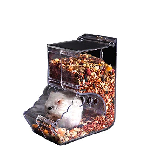 Automatischer Futterspender für Hamster, kleine Haustiere, Futterspender aus Kunststoff, für kleine Haustiere, Hase, Vogel, Meerschweinchen, Igel, Chinchilla, Frettchen, Kleintiere von Generl