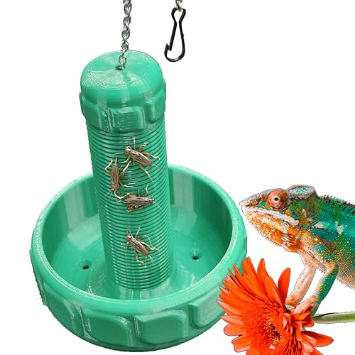 Chamäleon-Futternapf mit Haken, sicher, metallfrei, glatte Leiter, geeignet für alle Eidechsen, Geckos, Bartagamen, Leguane, Frösche Chamäleon-Futternapf mit Haken, sicher, metallfrei, glatte Leiter, geeignet für alle Eidechsen, Geckos, Bartagamen, Leguane, Frösche von Genie yes