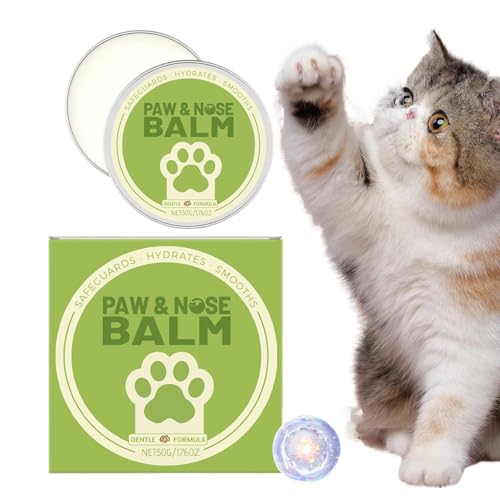 Genikeer Pfotenbalsam | Lecksicherer Beruhigender Hautbalsam Für Hunde | Natürlicher Balm Bei Trockener Empfindlicher Rissiger Haut | Tägliche Pflege Haus Reise Outdoor Herbst Winter Welpen von Genikeer