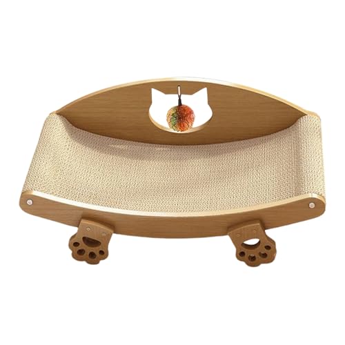 Kratzbrett Für Katzen - Kratzbrett Mit Liegefläche Für Katzen | Sisal Haustierzubehör Als Möbelschutz Für Kitten Welpen Auf Teppich & Sofa Kratzbrett Für Katzen - Kratzbrett Mit Liegefläche Für Katzen | Sisal Haustierzubehör Als Möbelschutz Für Kitten Welpen Auf Teppich & Sofa von Genikeer