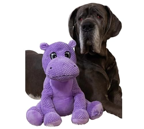 Gentle Giants Plüsch-Nilpferd Hundespielzeug für Riesenrassen von Gentle Giants