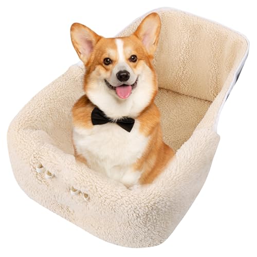 Geonoy Hunde-Kinderwagen-Unterlage | Winterkissen für Hunde und Katzen, magnetisch, waschbar, für alle Rassen, Kätzchen, Welpen, Café, Outdoor, Einkaufen, Park, Autofahrten, Spazierengehen, von Geonoy