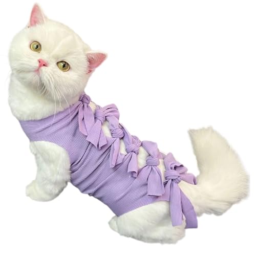 Geonoy Katzen-Genesungsanzug, atmungsaktiv, chirurgischer Anzug für Katzen, weiche Weste, Jacke für Spay-Wundschutz, für drinnen und zu Hause Geonoy Katzen-Genesungsanzug, atmungsaktiv, chirurgischer Anzug für Katzen, weiche Weste, Jacke für Spay-Wundschutz, für drinnen und zu Hause von Geonoy