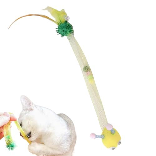 Geonoy Spring-Katzenspielzeug mit Katzenminze – Teaser, Katzenminze, Frühlingsspielzeug mit Glöckchen, körperliche Stimulation, Kätzchen-Zubehör für Übungen, Schlagen, , Zahnreinigung, Training Geonoy Spring-Katzenspielzeug mit Katzenminze – Teaser, Katzenminze, Frühlingsspielzeug mit Glöckchen, körperliche Stimulation, Kätzchen-Zubehör für Übungen, Schlagen, , Zahnreinigung, Training von Geonoy