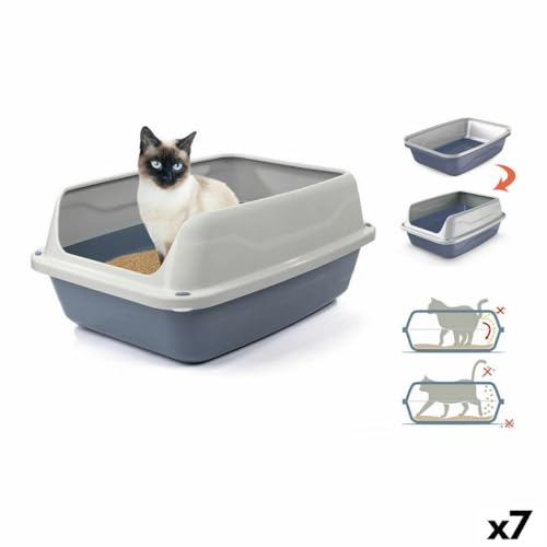 Georplast Katzentoilette Georplast Sonic Kunststoff 44,5 X 34 X 18,5 Cm (7 Stück) von Georplast