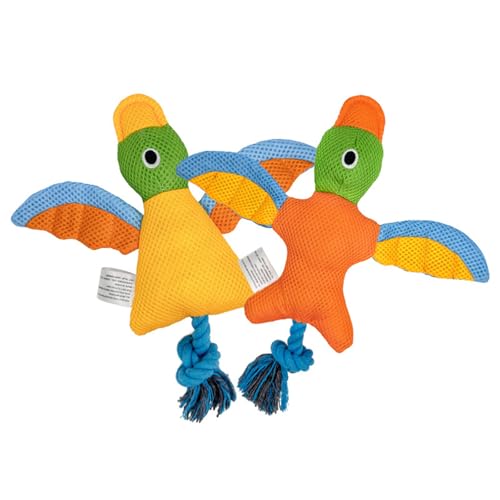 Geoyien Hundespielzeug Quietschend, Spielzeug für Hunde, Dog Toys, 2 Pack Welpenspielzeug zum Zahnen Kleiner Hunde, Welpen Kauspielzeug mit Niedlichen Quietschenden Hundespielzeugen,Hunde Kauspielzeug von Geoyien