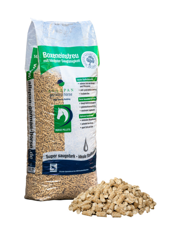 Allspan German Horse Pellets - 660 Stück Matratzen-Einstreu / 660 Stück - 9240 kg frei Haus von German Horse