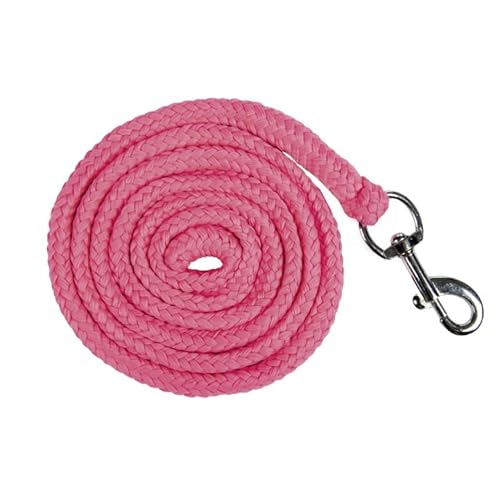Führstrick Basic pink mit Karabinerhaken - ideal für Holzpferd von German Riding