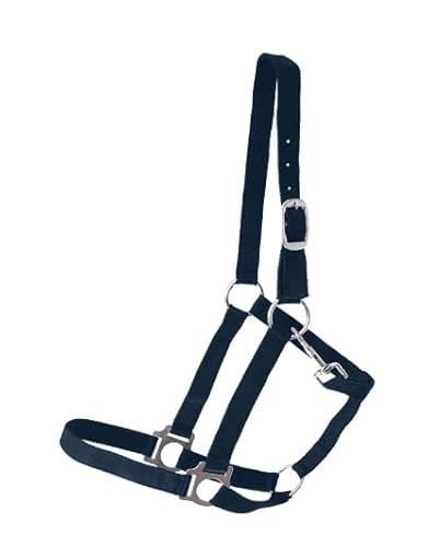 German Riding Halfter Basic Gr. Shetty blau - ideal für Holzpferd von German Riding