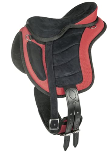 German Riding Sattel Expert-Child - baumlos (rot) von German Riding