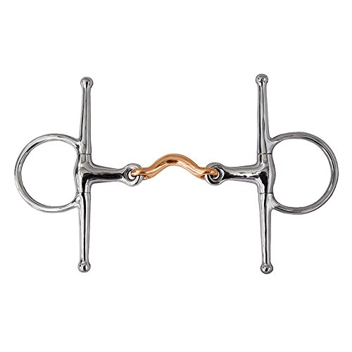 German Riding Schenkeltrense Edelstahl, doppelt gebrochen, Mundstück aus Kupfer 15,5 cm German Riding Schenkeltrense Edelstahl, doppelt gebrochen, Mundstück aus Kupfer 15,5 cm von German Riding