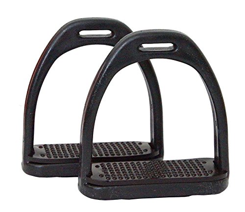 German Riding Steigbügel Kunststoff schwarz Trittweite: 11,5 cm von German Riding