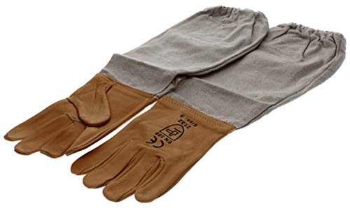 Germerott Bienentechnik Imkerschutz-Handschuhe mit qualitativ hochwertiger Verarbeitung und sehr guter Passform zum sicheren Arbeiten an den Bienen in der Größe 12 von Germerott Bienentechnik