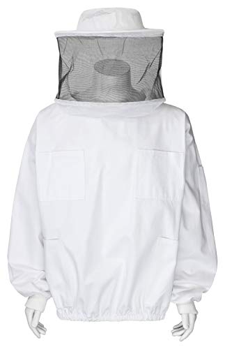 Germerott Bienentechnik Imkerschutzhemd mit Abnehmbarer Hut Schleier Kombination (XL) von Germerott Bienentechnik