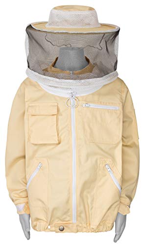 Germerott Bienentechnik Imkerschutzjacke für Kinder Sun mit abnehmbarem Schleier (146/152) von Germerott Bienentechnik