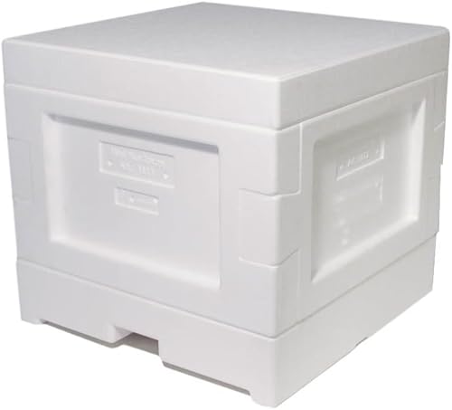 Germerott Bienentechnik Mini Plus Beute aus Styropor inkl. 6 Mini Plus Rähmchen für Zucht und Überwinterung von Bienenköniginnen von Germerott Bienentechnik