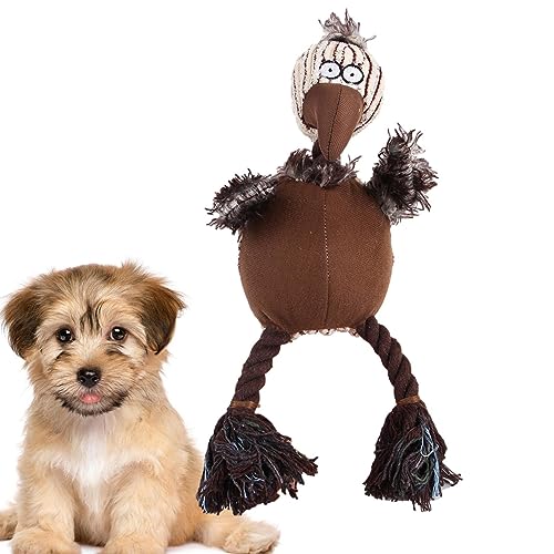 Geruwam Hundeplüschtier | Vogelförmiger Cord-Beißring für Hunde,Bequemes interaktives Hundespielzeug, maschinenwaschbar für das Spielen im Innenbereich, verbessert die Mobilität von Haustieren Geruwam Hundeplüschtier | Vogelförmiger Cord-Beißring für Hunde,Bequemes interaktives Hundespielzeug, maschinenwaschbar für das Spielen im Innenbereich, verbessert die Mobilität von Haustieren von Geruwam