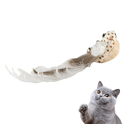 Geruwam Interaktives Vogelspielzeug für Katzen | Lustiges Katzenspielzeug mit Vogelglocke, Ersatz-Katzenspielzeugstab, Nachfüllungen - Simulations-Katzenvogel-Nachfüllungen für die meisten Geruwam Interaktives Vogelspielzeug für Katzen | Lustiges Katzenspielzeug mit Vogelglocke, Ersatz-Katzenspielzeugstab, Nachfüllungen - Simulations-Katzenvogel-Nachfüllungen für die meisten von Geruwam