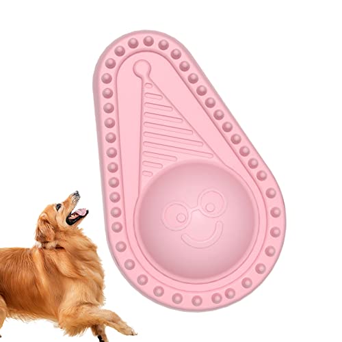 Geruwam Kauspielzeug für Hunde, Zahnreinigung, Kauspielzeug für Welpen, Avocado-Form, Zahnspielzeug, sicher, weich, interaktiv, für mittelgroße und kleine Hunde Geruwam Kauspielzeug für Hunde, Zahnreinigung, Kauspielzeug für Welpen, Avocado-Form, Zahnspielzeug, sicher, weich, interaktiv, für mittelgroße und kleine Hunde von Geruwam