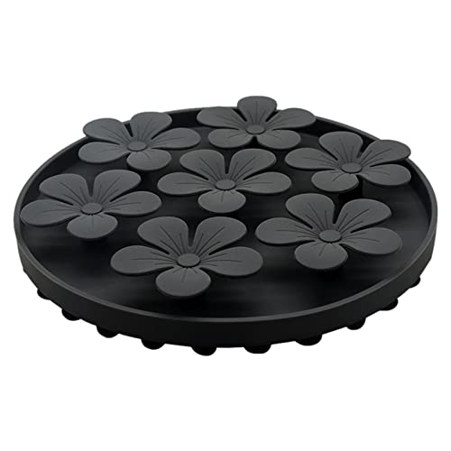 Geruwam Leckmatte für Katzen | Fressmatte für Hunde & Katzen - Slow Feeder & rutschfestes Design, beruhigende Hundeleckerli-Matte für Hunde- und Katzentraining, perfekt für Joghurt, Erdnussbutter von Geruwam