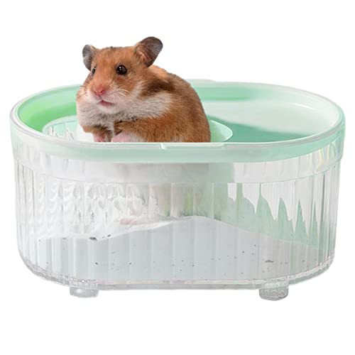 Hamster-Sand-Badebehälter, tragbar, transparent, wiederverwendbar, für kleine Haustiere, Badezimmer, multifunktionale Hamstertoilette für Hamster, Rennmäuse, Maus, Zwerghamster Hamster-Sand-Badebehälter, tragbar, transparent, wiederverwendbar, für kleine Haustiere, Badezimmer, multifunktionale Hamstertoilette für Hamster, Rennmäuse, Maus, Zwerghamster von Geruwam