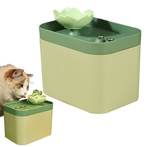 Katzen Wasserbrunnen, Keramik Wasserbrunnen für Katzen innen, Hohe Kapazität Haustier Wasserspender mit einem Filter, Ultra Leise Wasser Fütterungsbedarf für Katzen und Hunde Katzen Wasserbrunnen, Keramik Wasserbrunnen für Katzen innen, Hohe Kapazität Haustier Wasserspender mit einem Filter, Ultra Leise Wasser Fütterungsbedarf für Katzen und Hunde von Geruwam
