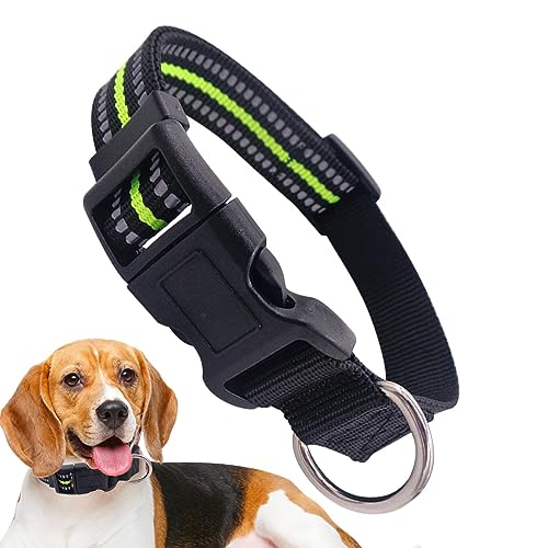 Reflektierendes Haustierhalsband, atmungsaktiv, für große Hunde, verstellbares, leuchtendes Komfort-Halsband für kleine bis große Hunde und Katzen Reflektierendes Haustierhalsband, atmungsaktiv, für große Hunde, verstellbares, leuchtendes Komfort-Halsband für kleine bis große Hunde und Katzen von Geruwam